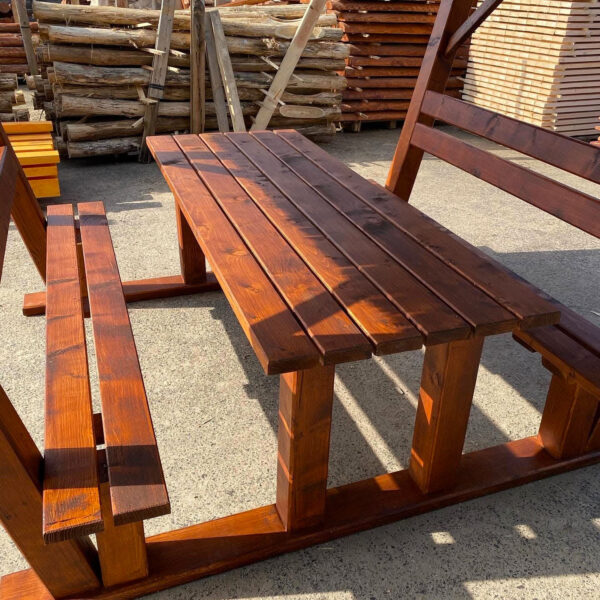 Nádtetős kerti kiülő gyalult oszlopokkal - többféle méretben! - Image 6