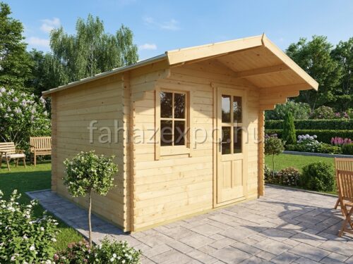 ANNA L előtetős faház, 8,85 m²-es