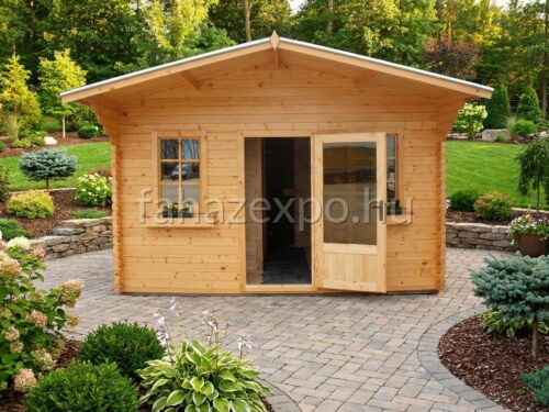 BERGEN szaunás faház, 12 m²-es