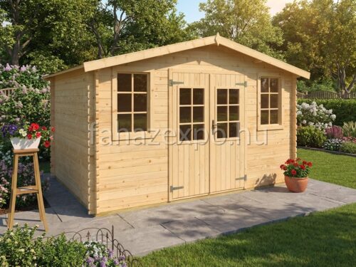 FINNLAND XL nagy méretű kerti fa szerszámtároló, 19,8 m²