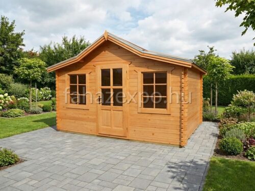 KLAUDIA csúcsos faház, 11,86 m²-es