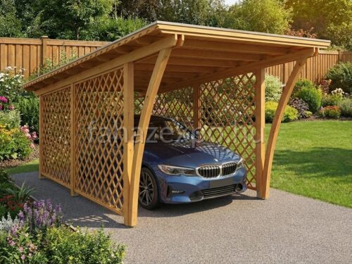 MARK kocsibeálló apácaráccsal, 13,53 m²