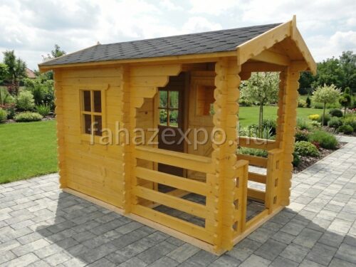 MÁTÉ gyerek fajátszóház + terasszal, 3,9 m²-es