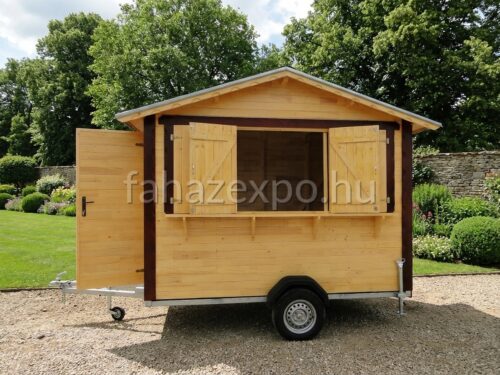 SALESA mobil, gurulós árusító faház, 6 m²-es