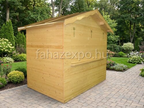 TINY kisebb méretű árusító faház, 4 m²-es